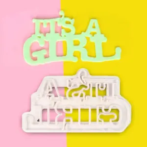 It's A Girl Fondant Cutter