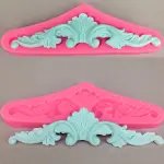 3D Vintage Baroque Crown Style Silicone Mould For Cake Border Decoration,Diy Jewelry And Crafts Making