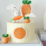 3D Easter 6 cavity Carrot Silicone Fondant Mould