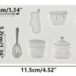 Miniature Home Baking Silicone Mould for Fondant