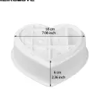 Mother and Child Heart Cake Smash Silicone Mould entremet mould