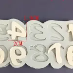 Number Silicone Mould for Fondant, Chocolate & Cake Decoration