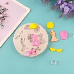 Girl theme silicone fondant mould