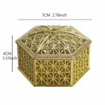 1 pcs Biodegradable Simple polymer Candy Boxes Plastic Wedding Favor Boxes Candy Jars Candy Storage Boxes Gift Boxes for Wedding Baby Shower Christmas Birthday Party,Gold Supplier