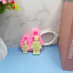 2 Cavity Lego Man silicon Mould