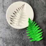 Fern leaf christmas silicone mould