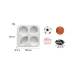 Football Tennis Rugby Basketball Silicone Mould