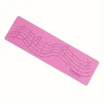 Pink Musical Notes Silicone Mold for Fondant,Chocolate,Icing,and Baking Decorations - DIY Cake Design Tool