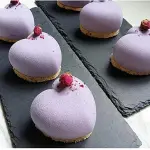 8 Cavity heart shaped mousse pastry entremet mould