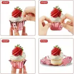 Light Brown Baking Cups / Muffin Cups (50 pieces)