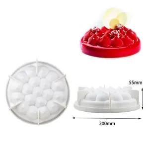 Round Hill Shape Silicone Mousse cake mould entremet mould