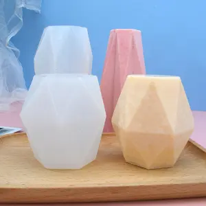 Geometric Good Flexibility Vase Aromatherapy Mold Lightweight