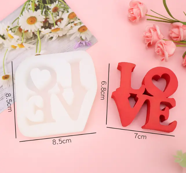 large love silicone mould