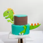3pcs Dinosaur cake topper theme set