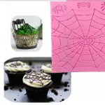 spider web Hallowen Fondant silicone Mould