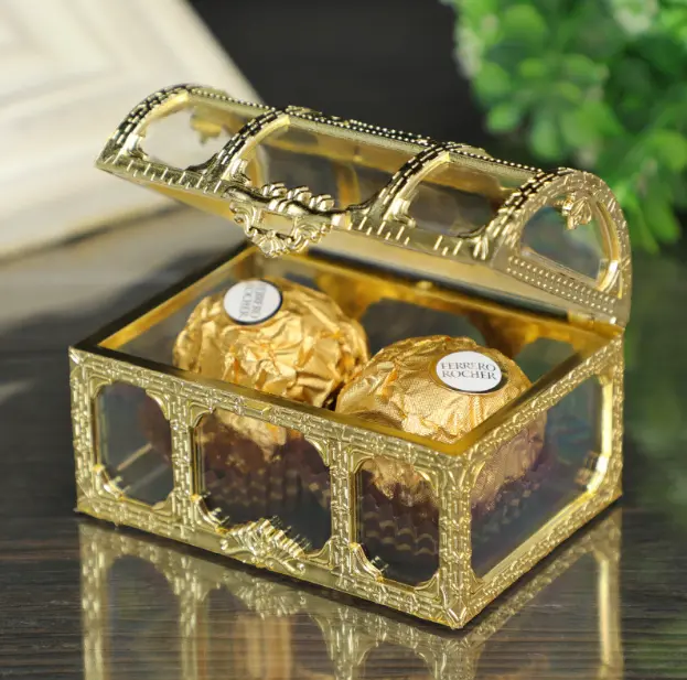 1 pcs tressure box Biodegradable Plastic Simple polymer Candy Boxes