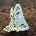 Candle theme Christmas Mould