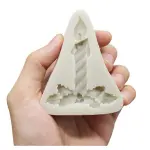Candle theme Christmas Mould