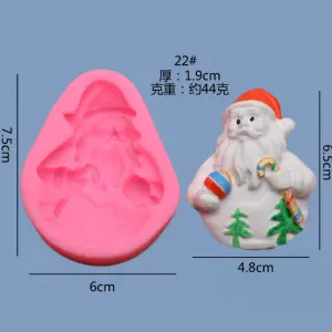 Santa Themed Christmas Mould