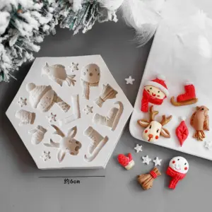 Christmas theme silicone mould