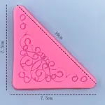 crown lace texture silicone mould
