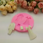 Men women dress silicone mould