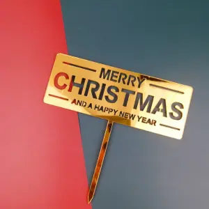 Merry Christmas and A Happy New Year Topper