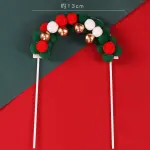 Christmas Curved Arch Cake Ornaments Creative Cupcake Decoration