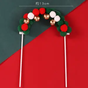 Christmas Curved Arch Cake Ornaments Creative Cupcake Decoration