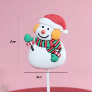 1 pcs snowman Christmas cake toy topper