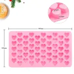 1 pcs multiple heart cavity silicone mould