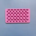 1 pcs small and large heart chocolate heart mould