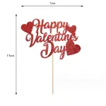 Happy Valentine Day cake topper