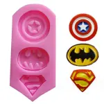 Super hero logo silicone mould