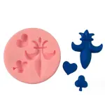 Playing cards logo silicone mould