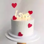 1 pcs led love cake toy topper