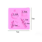 Baby shower theme silicone mould