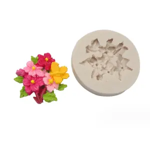 Buch of flower silicone mould