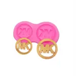 Mk brand logo silicone mould