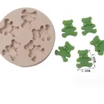Teddy bear silicone mould