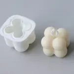 Bubble candle silicone mould