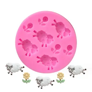 Sheep theme silicone mould