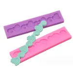 Floral Boarder silicone mould