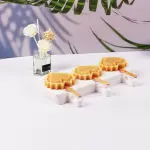3 cavity heart popsicle mould