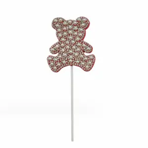 1 pcs pearl teddy toy cake topper