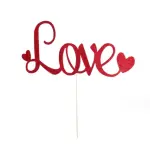 2 pcs Paper love cake topper
