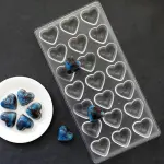 1pc Polycarbonate Heart Shaped Chocolate Mould