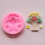 Bouquet flower silicone mould