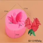 3D rose silicone mould