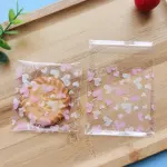 Pink and white double hearts 100pcs Cookie Candy Sleeve
